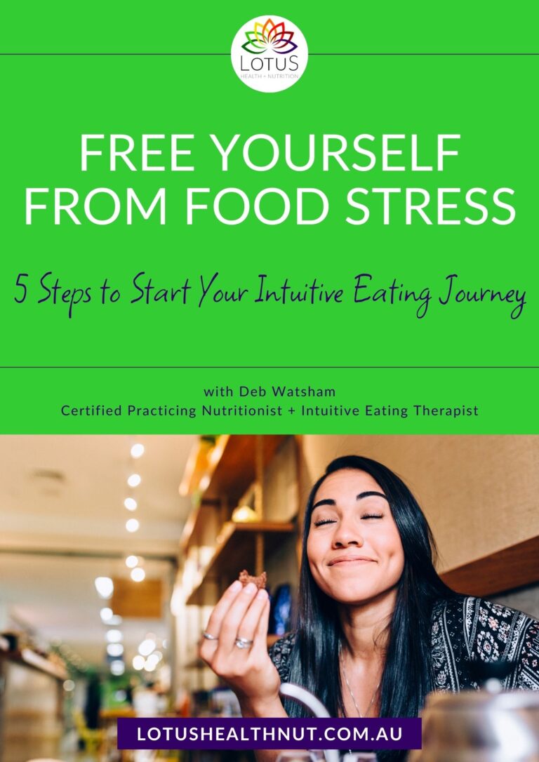 A guided workbook to help you begin rebuilding trust with your body and develop a more peaceful relationship with food.